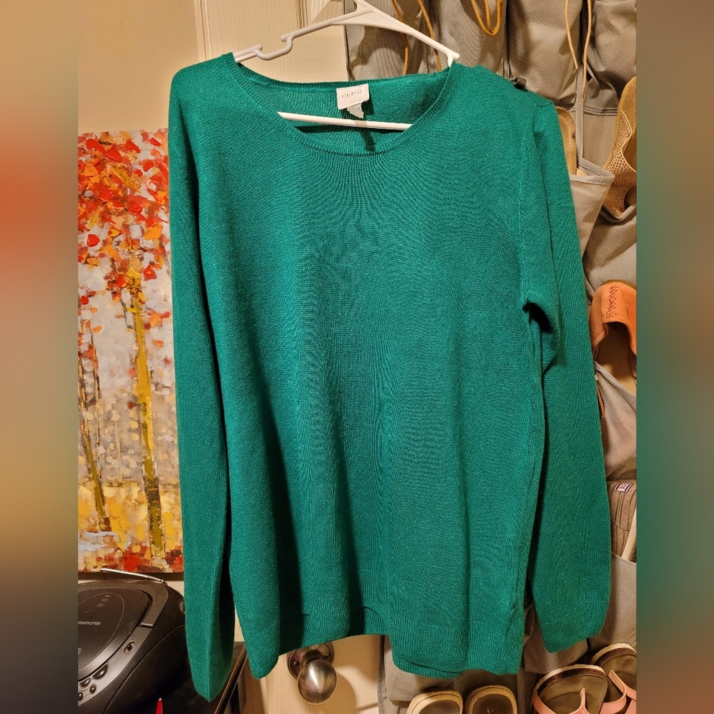 XL Cupio green sweater
